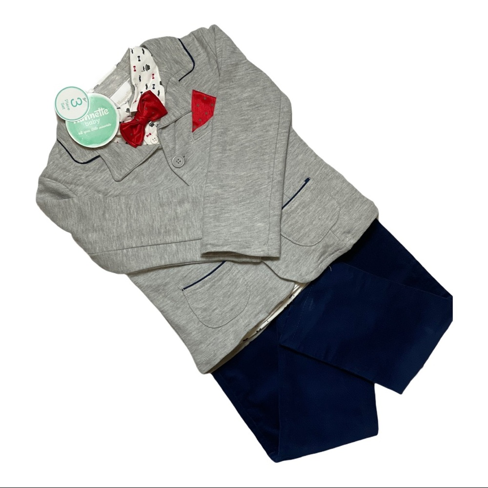 ✨HOST PICK✨ Nannette Baby Boys 3-Piece Outfit Sz 4